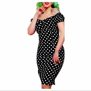 Collectif Dolores Polka Dot Dress